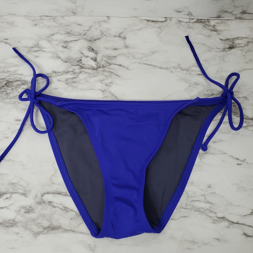 Victoria's Secret Bikini Set Blue Paisley Top - Picture 8 of 11